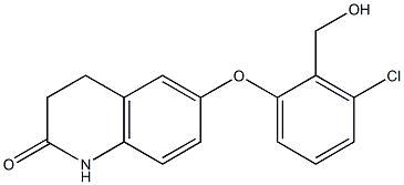 6-[3-chloro-2-(hydroxymethyl)phenoxy]-1,2,3,4-tetrahydroquinolin-2-one|