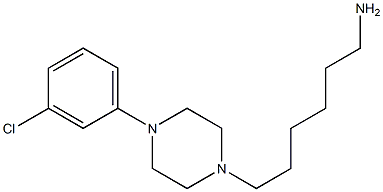 6-[4-(3-chlorophenyl)piperazin-1-yl]hexan-1-amine