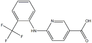 6-{[2-(trifluoromethyl)phenyl]amino}pyridine-3-carboxylic acid Structure