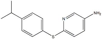 6-{[4-(propan-2-yl)phenyl]sulfanyl}pyridin-3-amine