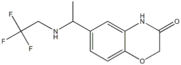 6-{1-[(2,2,2-trifluoroethyl)amino]ethyl}-3,4-dihydro-2H-1,4-benzoxazin-3-one