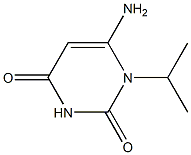 6-amino-1-(propan-2-yl)-1,2,3,4-tetrahydropyrimidine-2,4-dione,,结构式