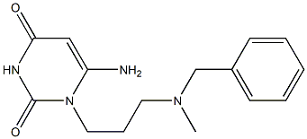 6-amino-1-{3-[benzyl(methyl)amino]propyl}-1,2,3,4-tetrahydropyrimidine-2,4-dione