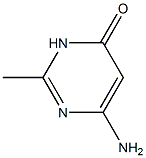 6-amino-2-methyl-3,4-dihydropyrimidin-4-one 化学構造式