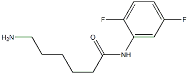 6-amino-N-(2,5-difluorophenyl)hexanamide 化学構造式