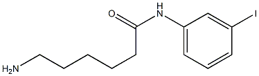 6-amino-N-(3-iodophenyl)hexanamide 结构式