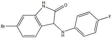  6-bromo-3-[(4-fluorophenyl)amino]-2,3-dihydro-1H-indol-2-one