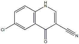 6-chloro-4-oxo-1,4-dihydroquinoline-3-carbonitrile