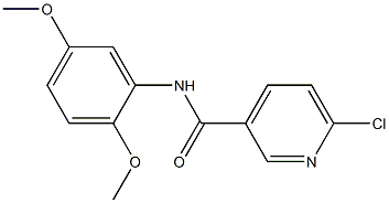  6-chloro-N-(2,5-dimethoxyphenyl)pyridine-3-carboxamide