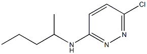 6-chloro-N-(pentan-2-yl)pyridazin-3-amine Struktur
