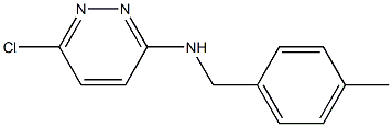 6-chloro-N-[(4-methylphenyl)methyl]pyridazin-3-amine Struktur