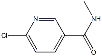 6-chloro-N-methylpyridine-3-carboxamide Struktur