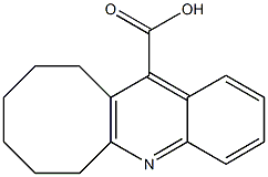 6H,7H,8H,9H,10H,11H-cycloocta[b]quinoline-12-carboxylic acid 结构式