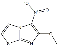 6-methoxy-5-nitroimidazo[2,1-b][1,3]thiazole,,结构式