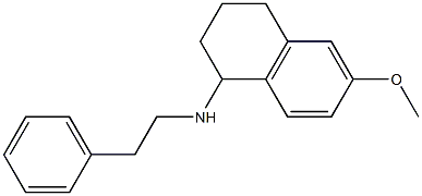 6-methoxy-N-(2-phenylethyl)-1,2,3,4-tetrahydronaphthalen-1-amine Struktur