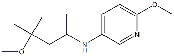  6-methoxy-N-(4-methoxy-4-methylpentan-2-yl)pyridin-3-amine