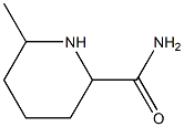 6-methylpiperidine-2-carboxamide,,结构式