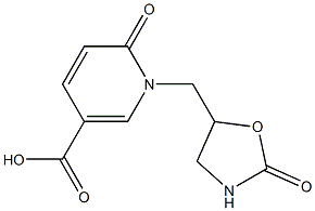  6-oxo-1-[(2-oxo-1,3-oxazolidin-5-yl)methyl]-1,6-dihydropyridine-3-carboxylic acid