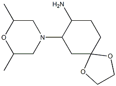  7-(2,6-dimethylmorpholin-4-yl)-1,4-dioxaspiro[4.5]dec-8-ylamine