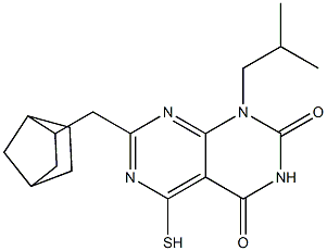 7-(bicyclo[2.2.1]hept-2-ylmethyl)-1-isobutyl-5-mercaptopyrimido[4,5-d]pyrimidine-2,4(1H,3H)-dione