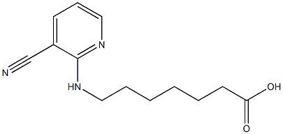 7-[(3-cyanopyridin-2-yl)amino]heptanoic acid