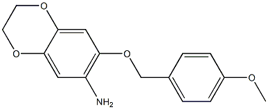 7-[(4-methoxyphenyl)methoxy]-2,3-dihydro-1,4-benzodioxin-6-amine