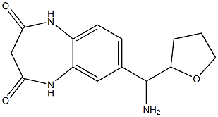 7-[amino(oxolan-2-yl)methyl]-2,3,4,5-tetrahydro-1H-1,5-benzodiazepine-2,4-dione Structure