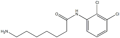 7-amino-N-(2,3-dichlorophenyl)heptanamide 结构式