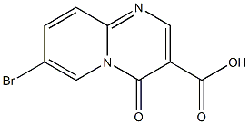 7-bromo-4-oxo-4H-pyrido[1,2-a]pyrimidine-3-carboxylic acid,,结构式