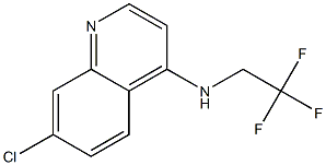 7-chloro-N-(2,2,2-trifluoroethyl)quinolin-4-amine Structure