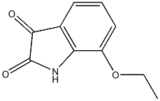 7-ethoxy-1H-indole-2,3-dione 结构式