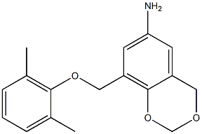 8-(2,6-dimethylphenoxymethyl)-2,4-dihydro-1,3-benzodioxin-6-amine