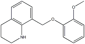 8-(2-methoxyphenoxymethyl)-1,2,3,4-tetrahydroquinoline Structure