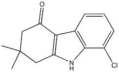 8-chloro-2,2-dimethyl-2,3,4,9-tetrahydro-1H-carbazol-4-one,,结构式