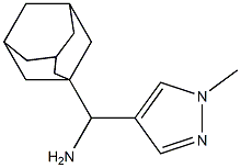 adamantan-1-yl(1-methyl-1H-pyrazol-4-yl)methanamine Struktur