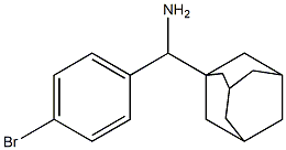 adamantan-1-yl(4-bromophenyl)methanamine 化学構造式