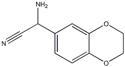 amino(2,3-dihydro-1,4-benzodioxin-6-yl)acetonitrile Struktur