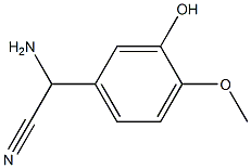 amino(3-hydroxy-4-methoxyphenyl)acetonitrile