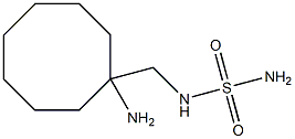 amino-N-[1-(aminomethyl)cyclooctyl]sulfonamide,,结构式