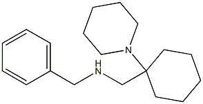 benzyl({[1-(piperidin-1-yl)cyclohexyl]methyl})amine 结构式