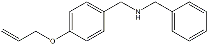 benzyl({[4-(prop-2-en-1-yloxy)phenyl]methyl})amine Structure