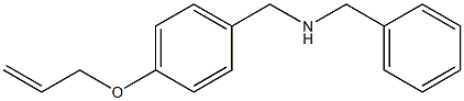 benzyl({[4-(prop-2-en-1-yloxy)phenyl]methyl})amine,,结构式