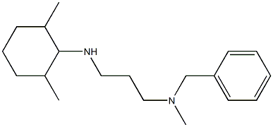 benzyl({3-[(2,6-dimethylcyclohexyl)amino]propyl})methylamine Struktur