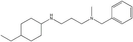 benzyl({3-[(4-ethylcyclohexyl)amino]propyl})methylamine Struktur