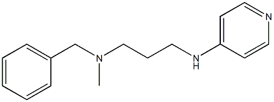 benzyl(methyl)[3-(pyridin-4-ylamino)propyl]amine Struktur