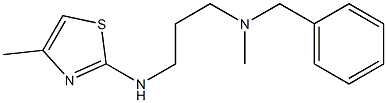 benzyl(methyl){3-[(4-methyl-1,3-thiazol-2-yl)amino]propyl}amine|