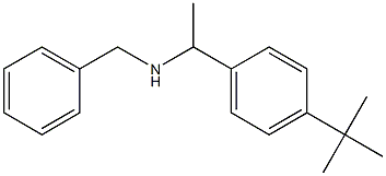 benzyl[1-(4-tert-butylphenyl)ethyl]amine 化学構造式