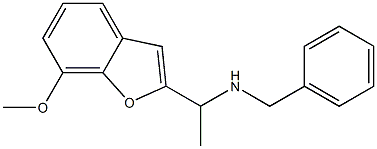 benzyl[1-(7-methoxy-1-benzofuran-2-yl)ethyl]amine