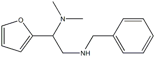 benzyl[2-(dimethylamino)-2-(furan-2-yl)ethyl]amine Struktur