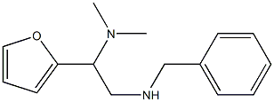 benzyl[2-(dimethylamino)-2-(furan-2-yl)ethyl]amine Structure